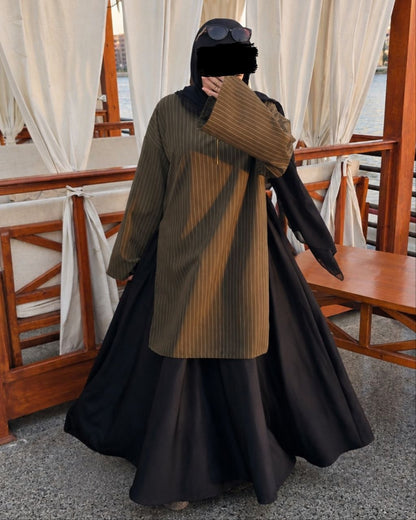 سوت كود 32 – تونيك طويل مقلم